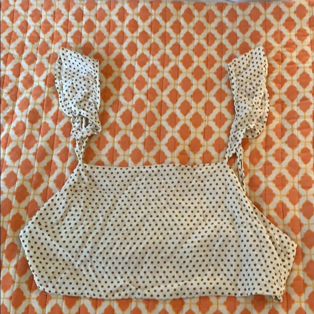 Polka dot crop top